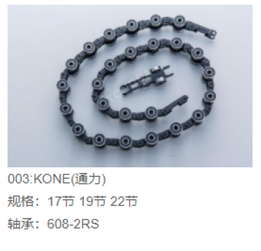 KONE slewing chain (BLACK)